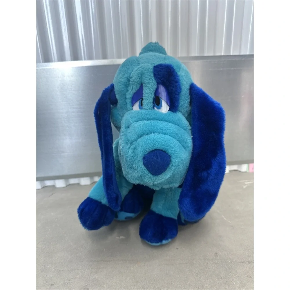 1980S Blue Basset Hound, Stuffed Animal, Plush Hound, Dog, Plush Blue‎ Dig